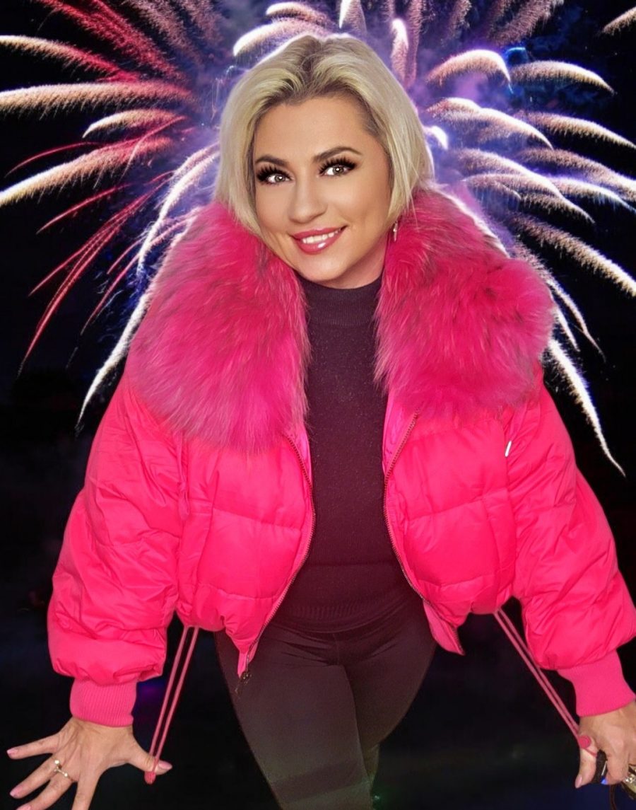 LUXURY PINK GOOSE DOWN JACKET !! - Image 2