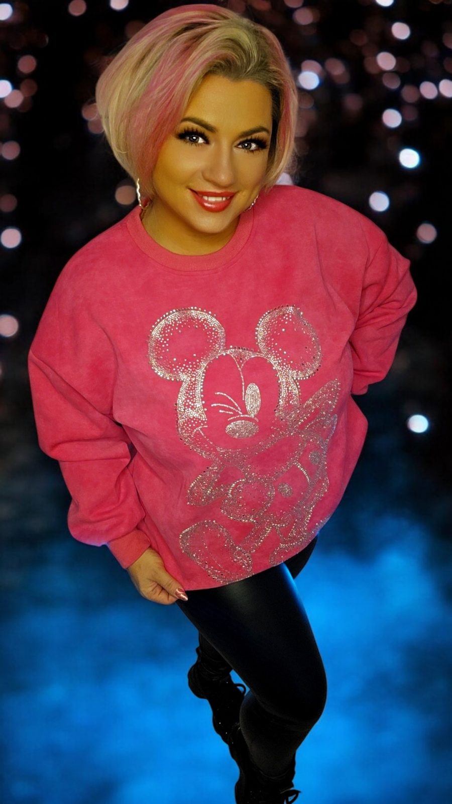 PINK MICKEY JUMPER