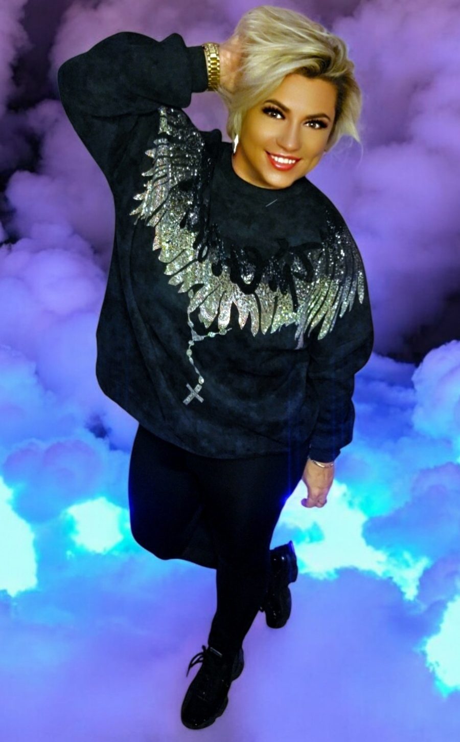 LUXURIOUS DIAMOND WINGS JUMPER - Image 2