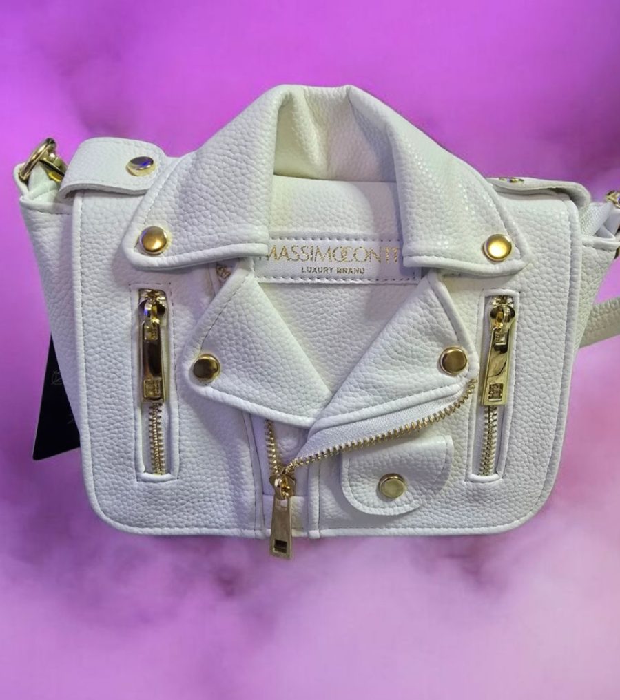 SMALL WHITE HANDBAG MASSIMO CONTTI - Image 2