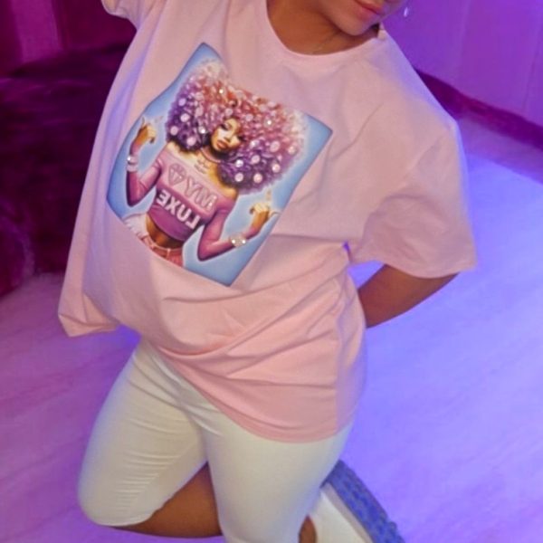 PINK T SHIRT MY LUXE 