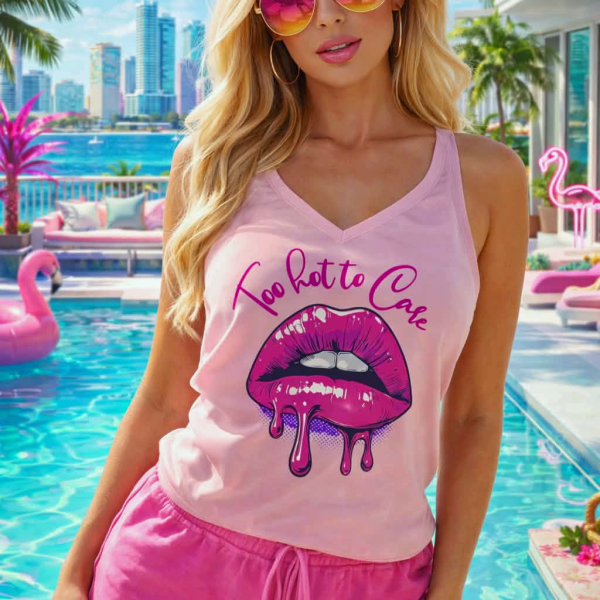 RÓŻOWY TOP DO UST HOT2CARE ✨